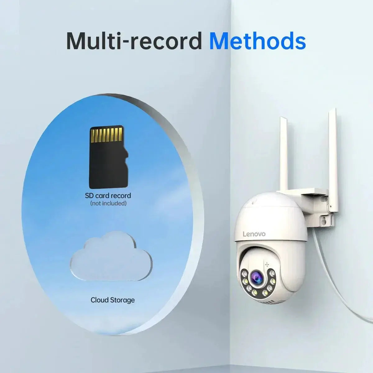 AI Outdoor Security Camera Night Vision And Human Detection