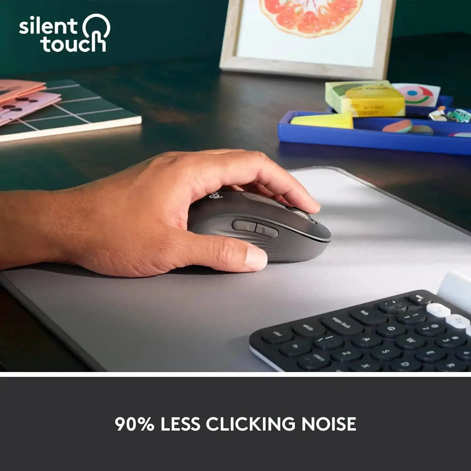 Logitech M650 L Full Size Bluetooth Mouse For Large Hands