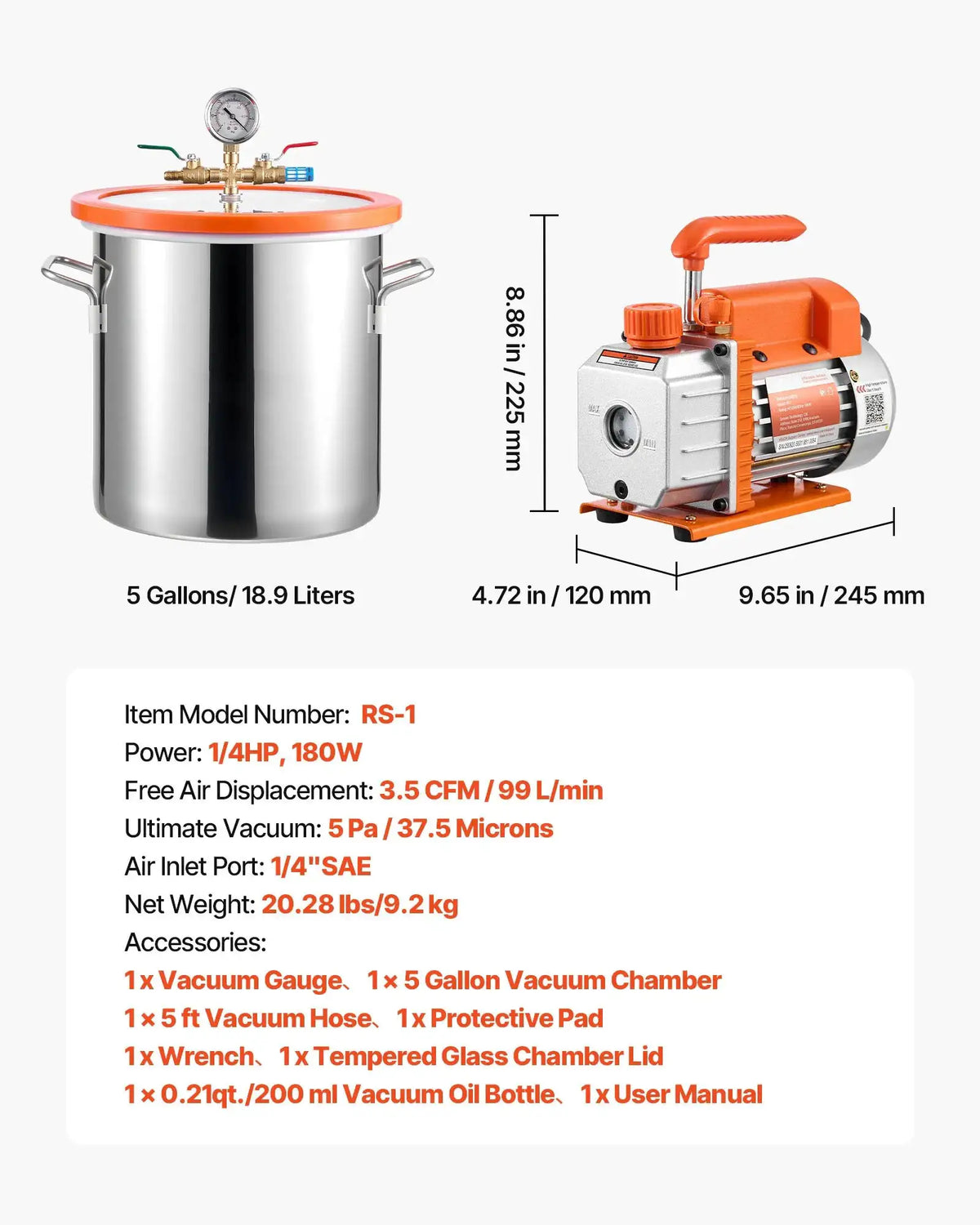 Vacuum Chamber With Pump — product image 8