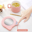 USB Mug Warmer Cup Heater Adjustable Temperature Keeps Coffee Tea Milk Warm