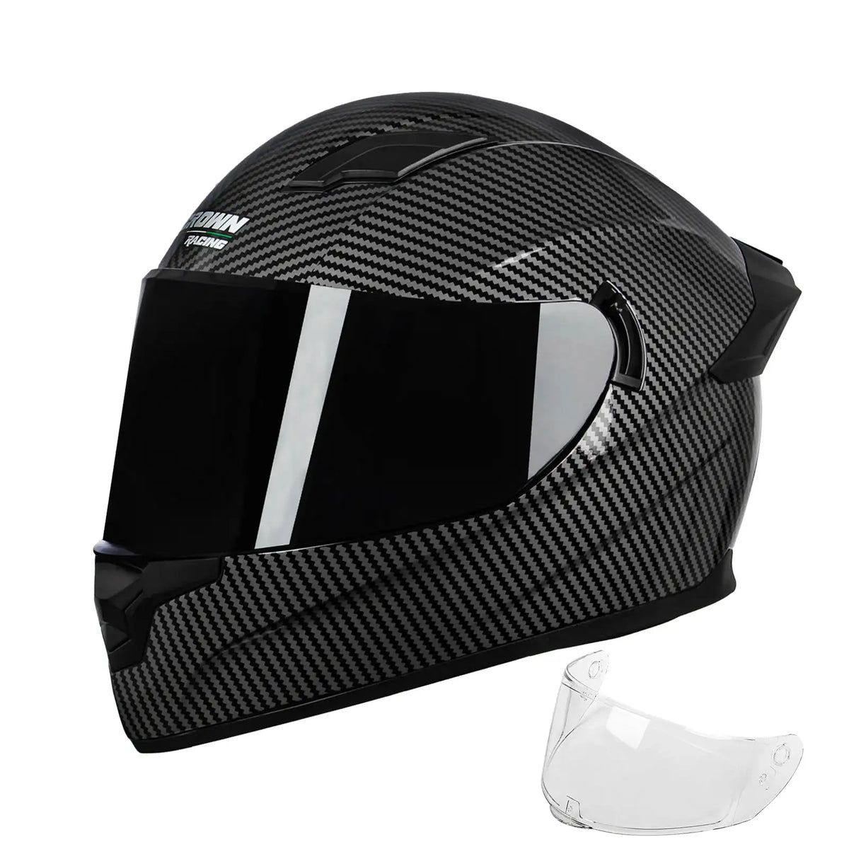 Crown Racing Full Face Helmet — product view 8