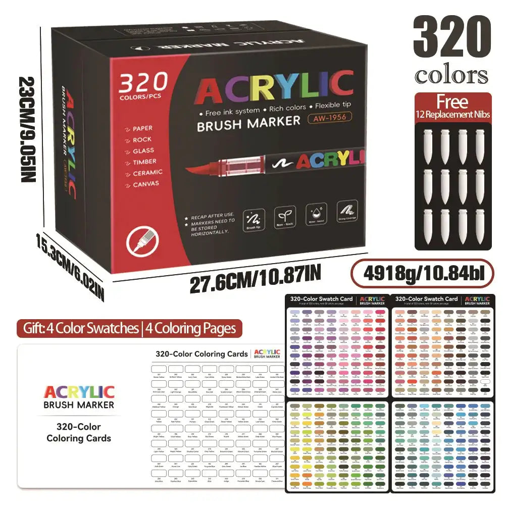 Precision Liquid Acrylic Markers — product view 9