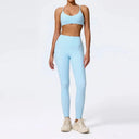 Breathable Summer Ctenkevet Yoga Set Women 2pc