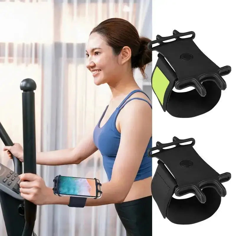 Mobile Phone Universal Wrist Phone Holder 360 Rotation Cradle Wristband Outdoor Gym Running Suitable for Mobile Phone