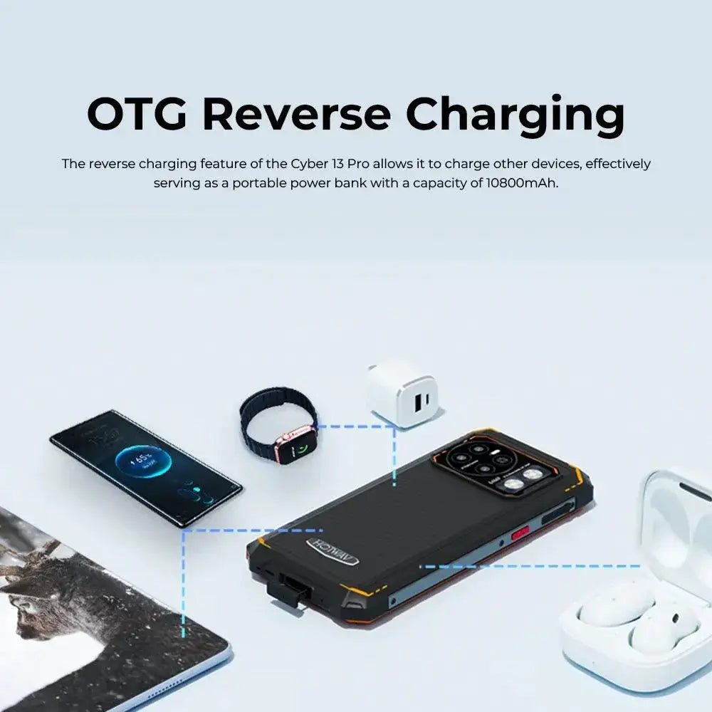 Hotwav Cyber 13 Pro Rugged Smartphone With 10800mAh Battery