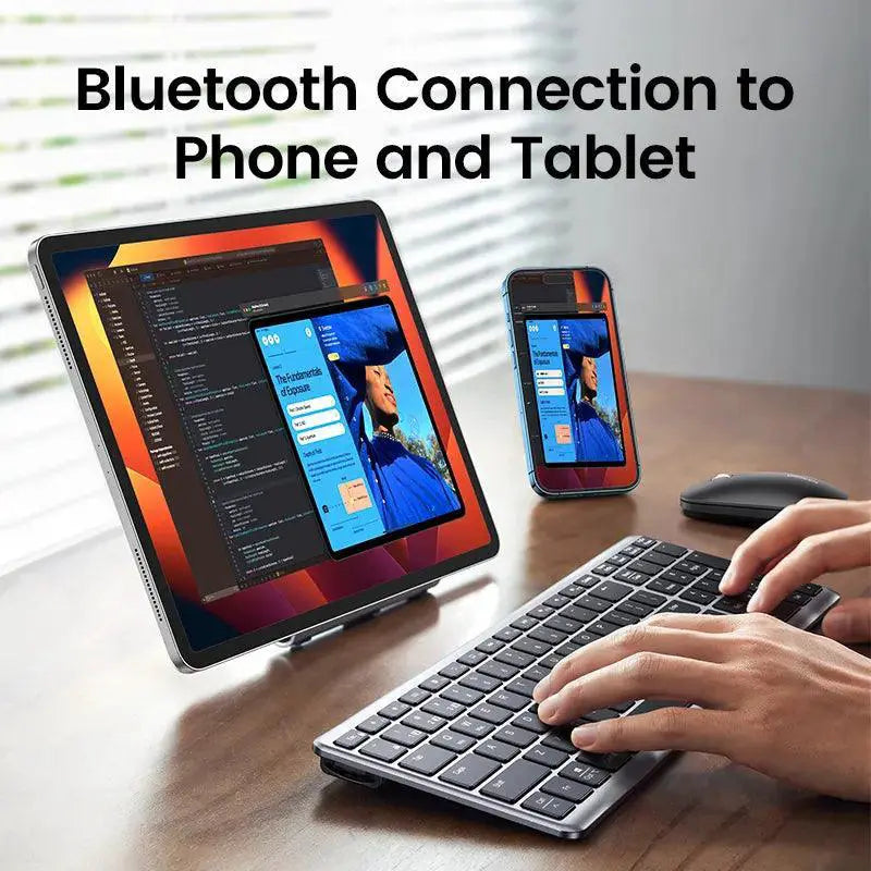 Ultra Quiet Wireless Keyboard Multilingual Long Battery Life