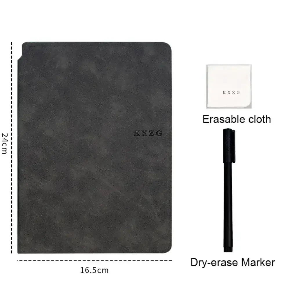 A5 Reusable Whiteboard Notebook Set With Whiteboard Pen