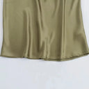 Satin Midi Dress For Women Comfort Fit