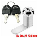 Secure Cam Lock Cabinet Hardware Kit With Keys