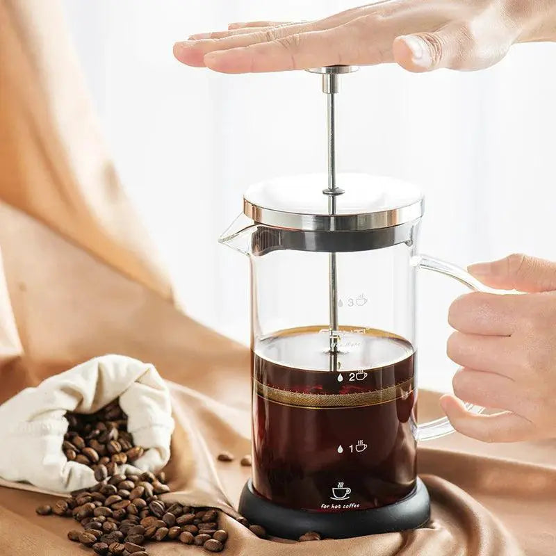Gianxi French Press Pot 600ml Handmade Coffee Maker