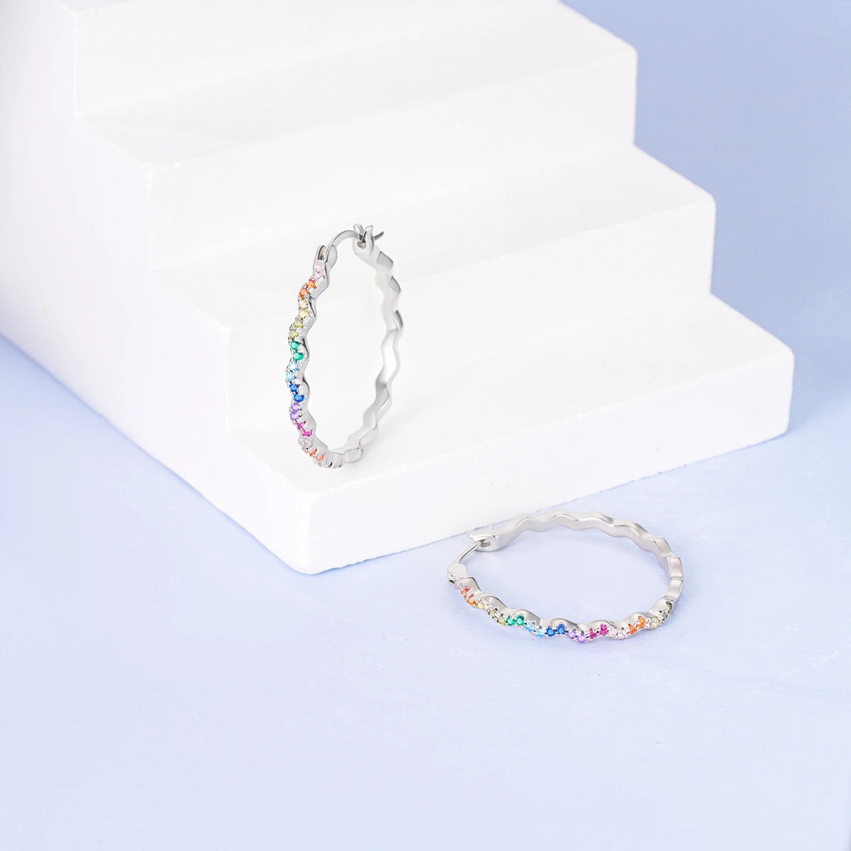 Mula Sterling Silver Earring Colorful