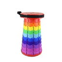 Folding Stool Outdoor Portable Chair Retractable Adjustable Bench