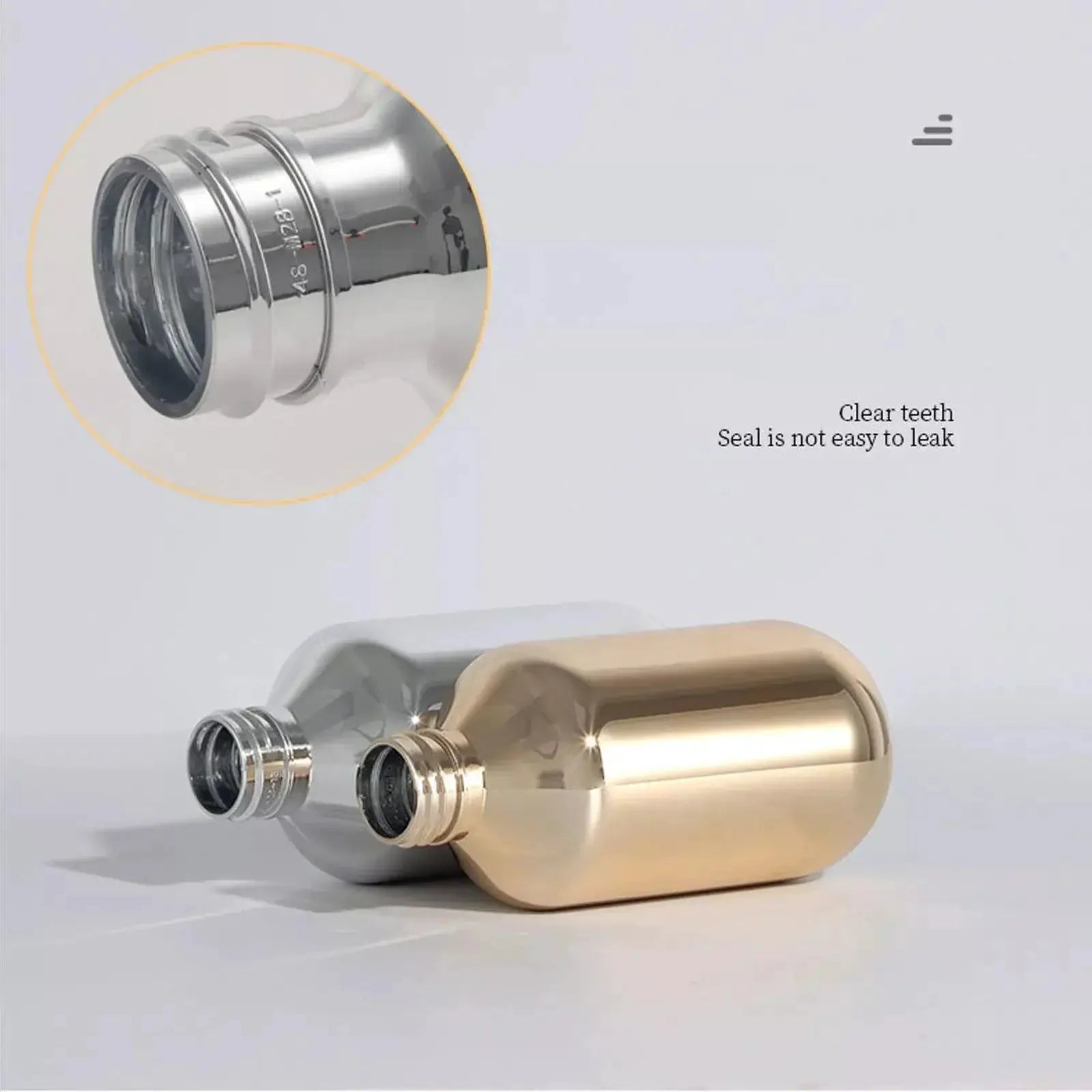 Electroplated PET Shampoo Dispenser With Press Type Lotion