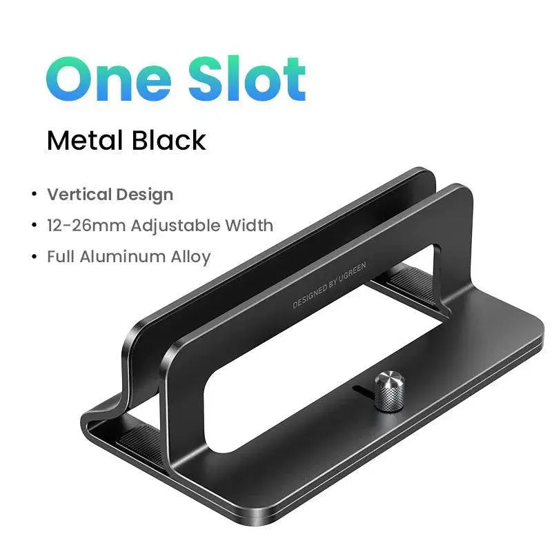 Vertical Laptop Stand Aluminum Dock For Space Saving