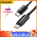 Essager USB Type C To USB C Cable 100W 5A PD Fast Charging