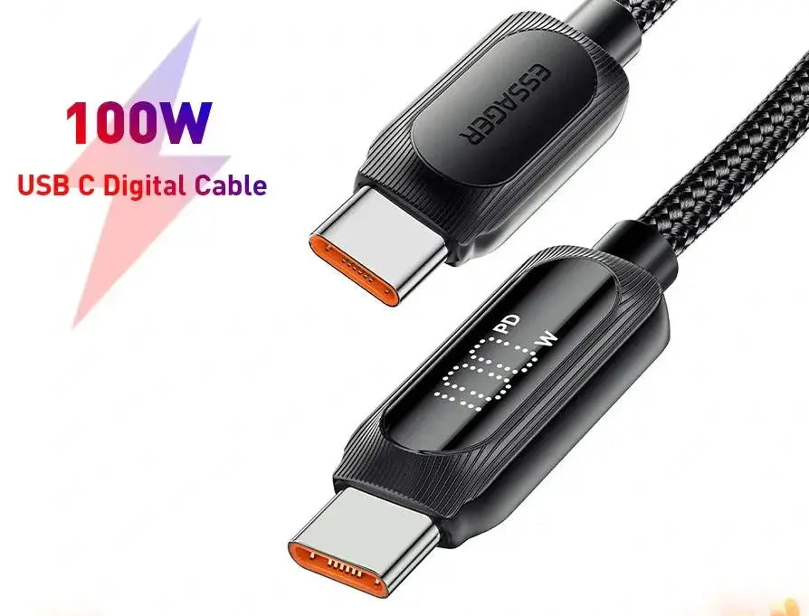 Essager USB C To USB C Cable Up To 100W PD Fast Charging