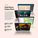 P30T Android 14 Tablet 10.1 128GB Storage Wi-Fi 6 Device