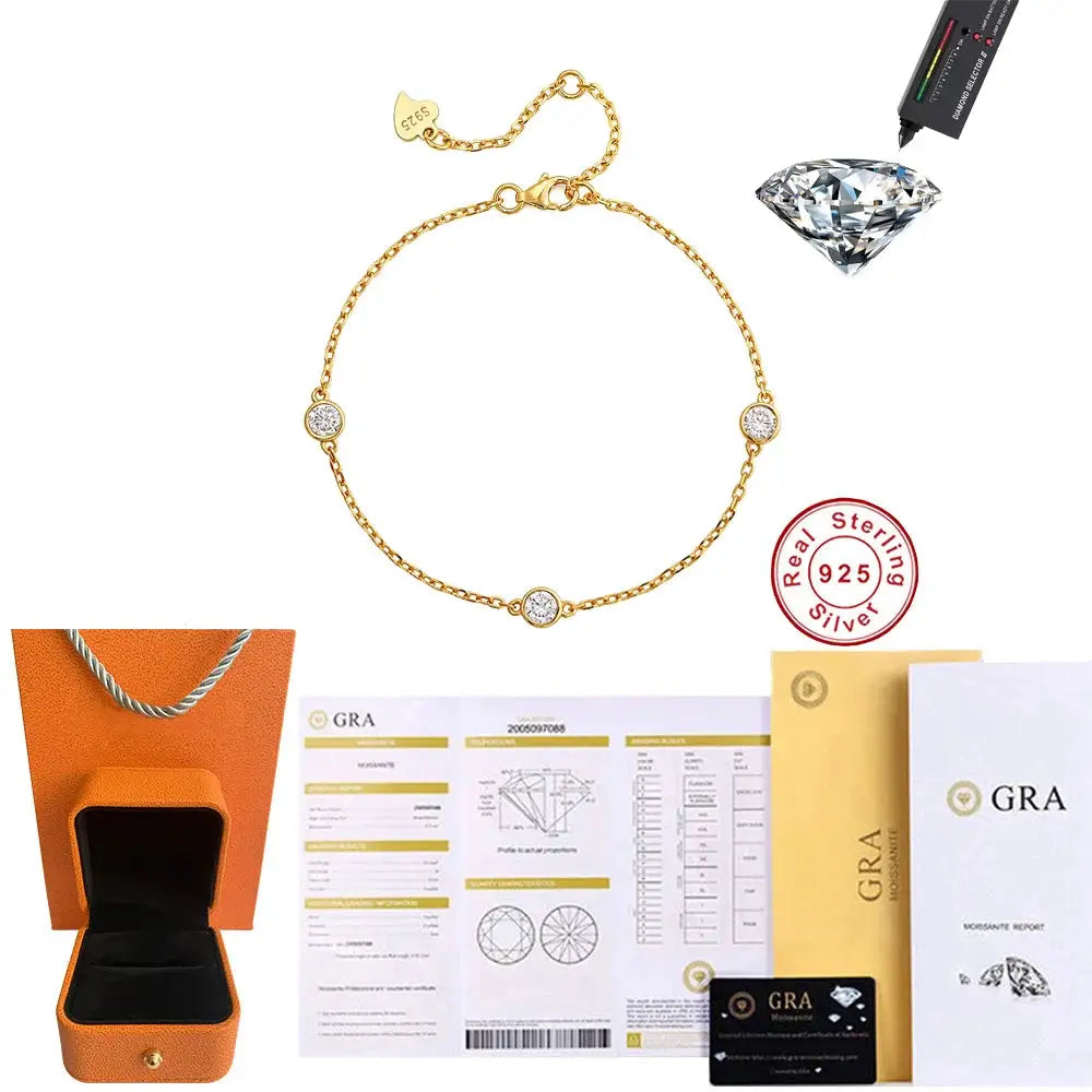 Moissanite Jewelry in Sterling Silver B025 — product view 7
