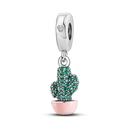 Silver Plated Butterfly Ladybug Cactus