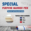 Long Head Waterproof Colorfast Ceramic Tile Metal Marking Pen