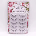 Crisscross 3D Faux Mink Eyelashes Set - 5 Pairs Glamorous