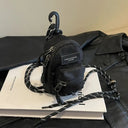 Mini Oxford Purse - Secure Zipper Compact Bag
