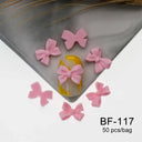 Ribbon Bow Nail Art Kit Elegant Black White Design Set