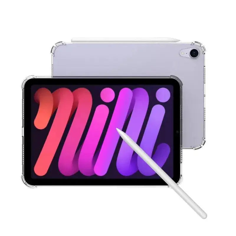 iPad Ultra Thin Silicone Transparent Shockproof Case Cover