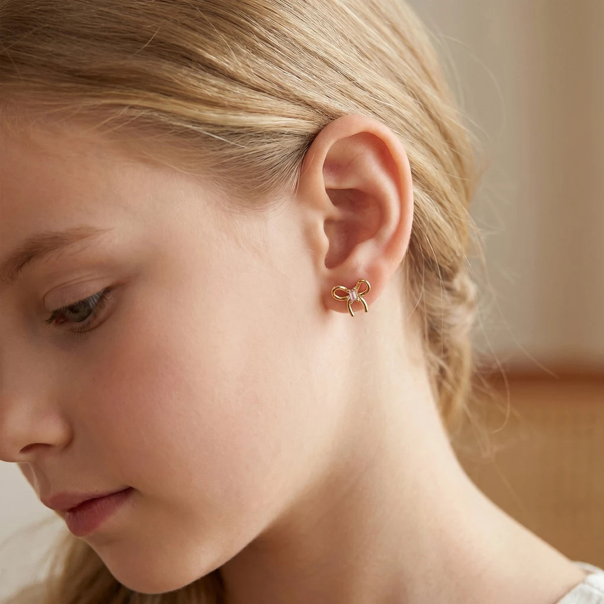 Mula Sterling Silver Girls Earrings