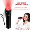 Red Light Therapy Face Wand USB Rechargeable Portable Lamp For Acne Skin Glow