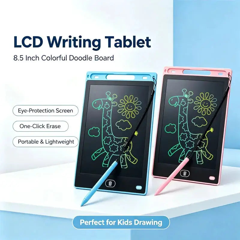 8.5 Inch LCD Drawing Tablet Electronic Writing Board Handwriting Pads Portable Doodle Board Travel Educational Toy Gift for Kid
