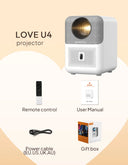 BYINTEK LOVE U4 Smart Mini Home Theater Projector 4K