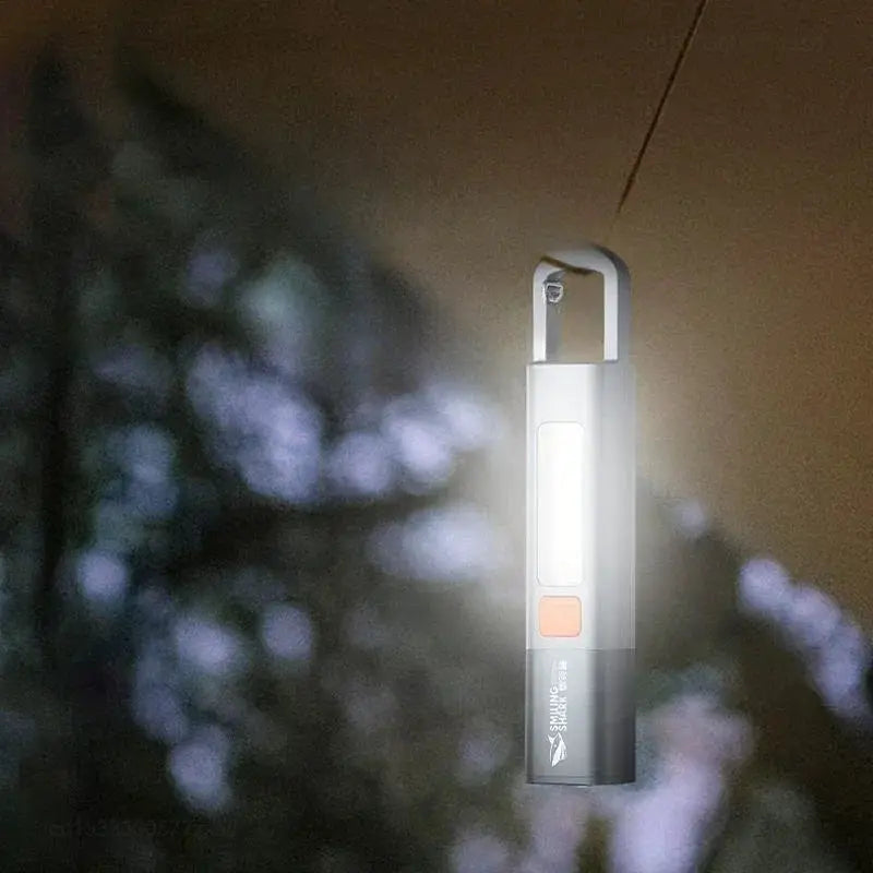 Smiling Shark Outdoor Flashlight Strong Light Mini Lamp
