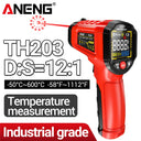 Infrared Thermometer Adjustable Emissivity Non-Contact