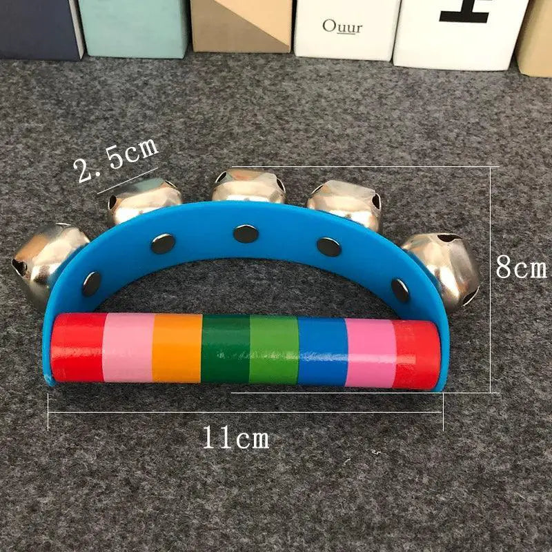 Orff Wooden Hand Bells For Toddlers Educational Music