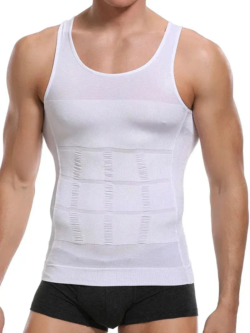 Men's Compression Tank Top Slimming Body Shaper Vest