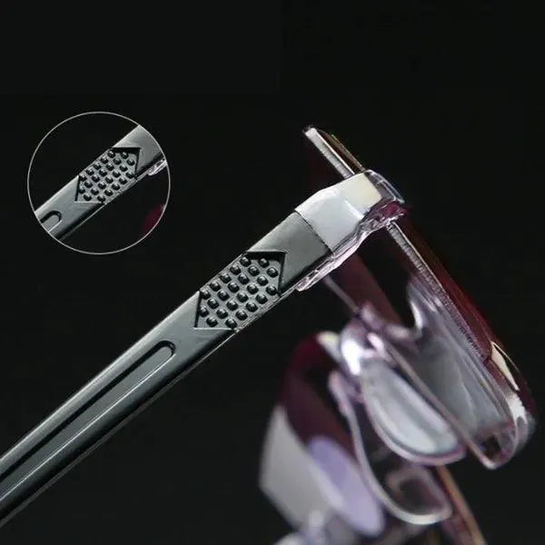 Blue Light Blocking Rimless Reading Glasses Eye Protection