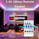 WS2812B Addressable Smart RGB LED Strip With Bluetooth Controller Kit 5V Glow