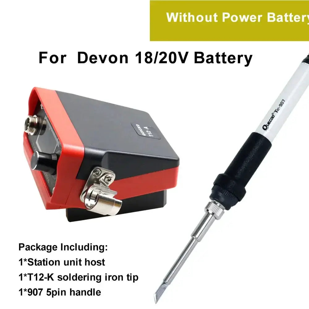 T12 A Plus Cordless Soldering Station For DeWalt Makita
