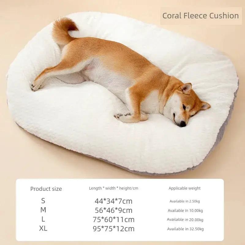 Dog Winter Kennel Mat All Year Round Sleep Bed For Pets