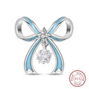 Sterling Silver Blue Purple Butterfly