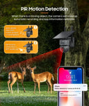 No-Wiring Solar Outdoor Camera for Homes