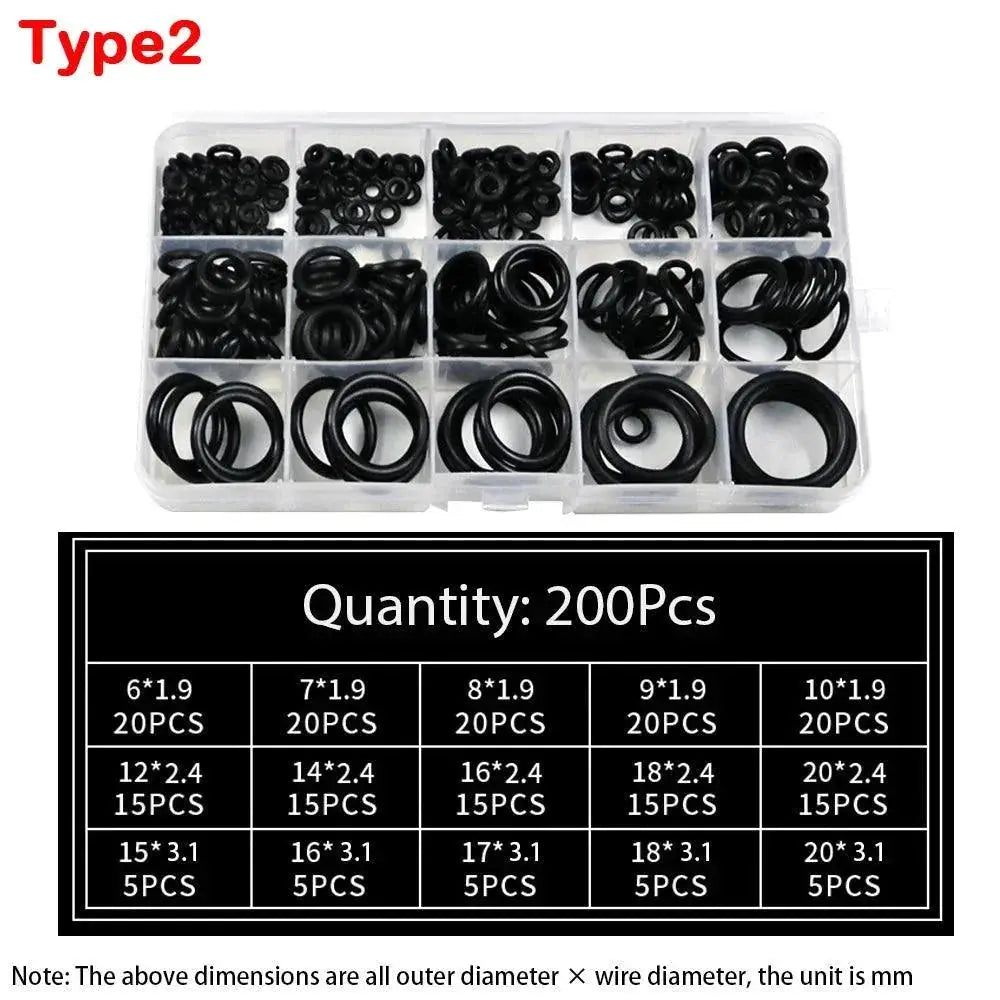225 Nitrile O Ring Kit For Automotive Industrial Sealing