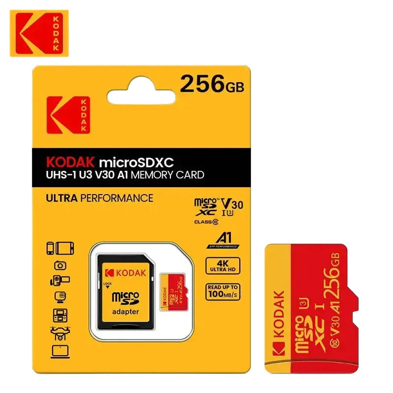 Kodak Red Micro SD Memory Card — product view 1