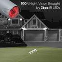 Sannce 8MP PoE Outdoor Security Camera