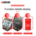 Digital Multimeter Transistor Aneng Testers