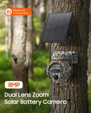 Smart Solar Outdoor Camera for 360 View