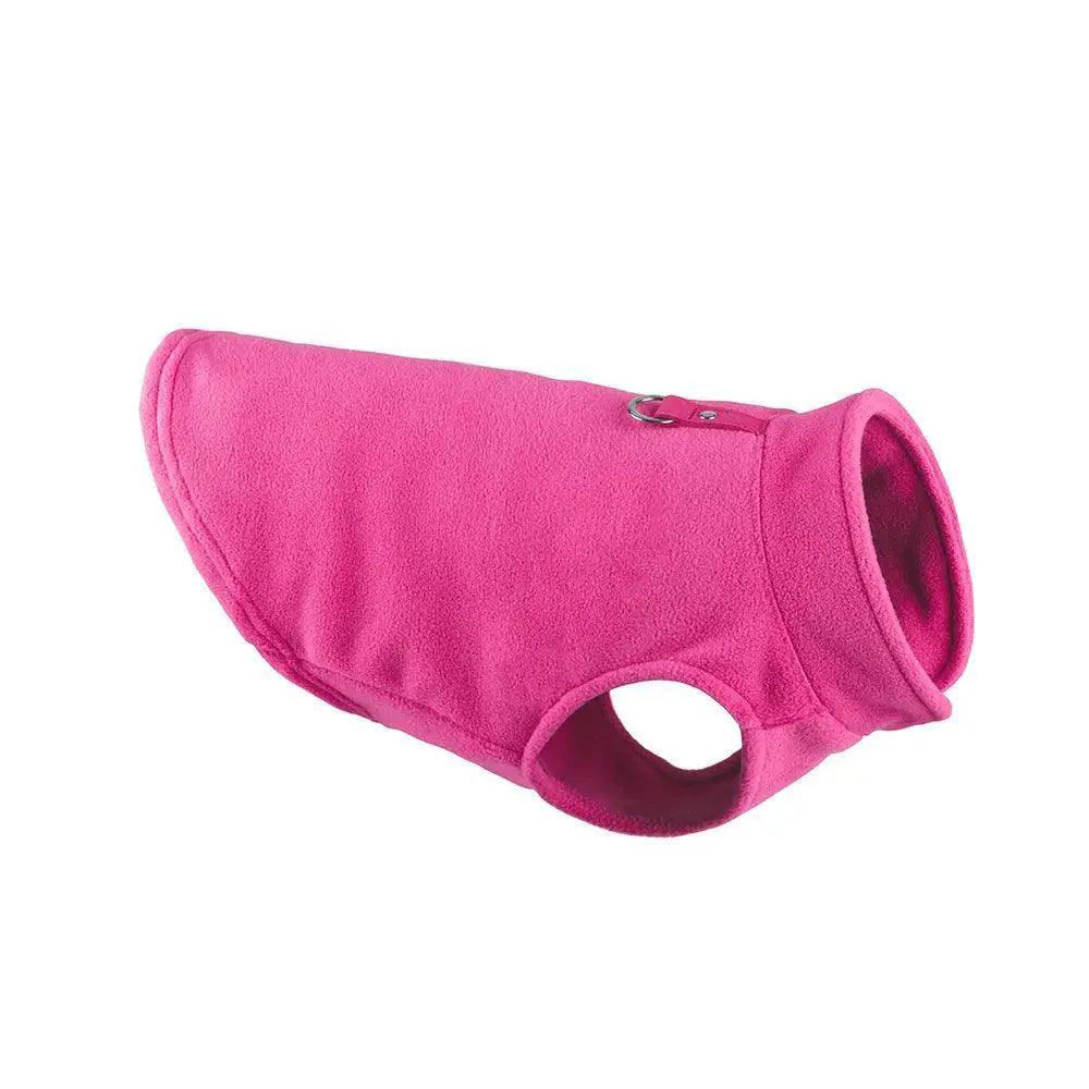 Cozy Winter Dog Jacket for Small Breeds — Cyan