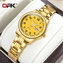 Womens Stainless Steel Quartz Watch