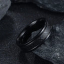 Stainless Steel Punk Roman Numeral Unisex Ring